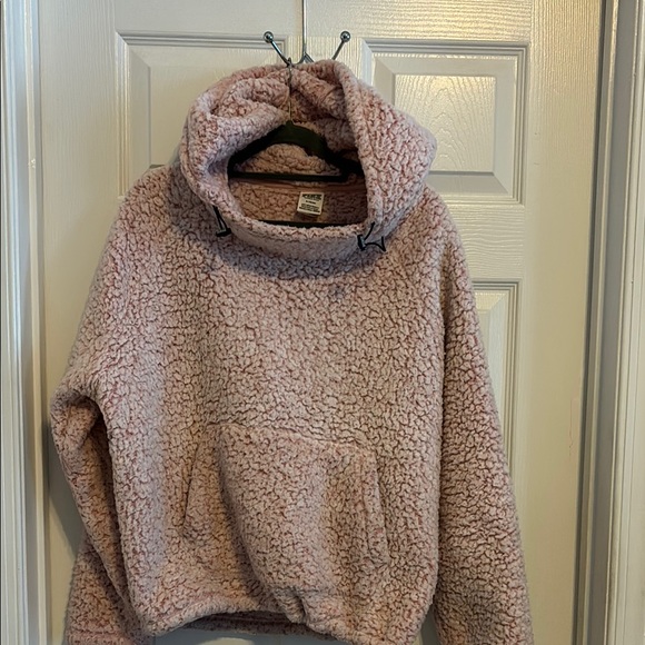 PINK Victoria's Secret Sweaters - PINK Victoria's Secret Blush Sherpa Jacket